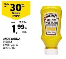 Continente Bom dia Mostarda Heinz promoção