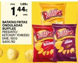 Continente Bom dia batatas fritas onduladas ruffles promoção