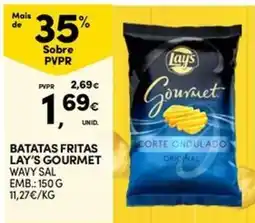 Continente Bom dia Batatas fritas lay's gourmet promoção