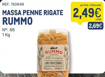 Massa penne rigate rummo