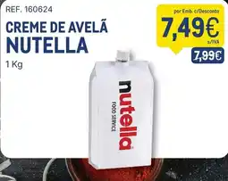 Makro Creme de avelã nutella promoção