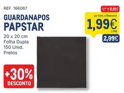 Makro guardanapos papstar promoção