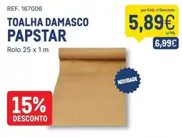 Makro toalha damasco papstar promoção
