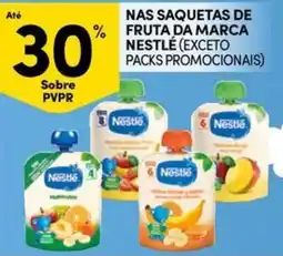 Continente Bom dia saquetas de fruta da marca nestlé promoção