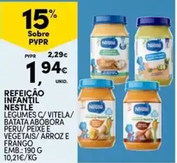 Continente Bom dia Refeição infantil nestle promoção