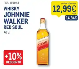 Makro whisky johnnie walker red soul promoção