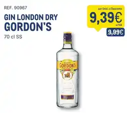 Makro gin london dry gordon's promoção