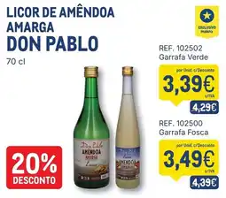 Makro Licor de amêndoa amarga don pablo promoção