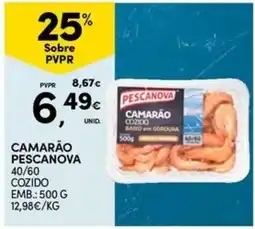 Continente Bom dia Camarão pescanova promoção