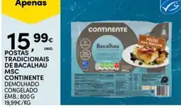 Continente Bom dia Postas tradicionais de bacalhau msc continente promoção