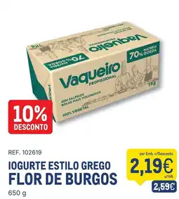 Makro Iogurte estilo grego flor de burgos promoção