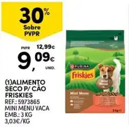 Continente Bom dia alimento seco p/ cão friskies promoção