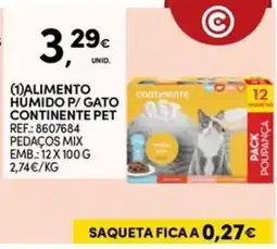 Continente Bom dia Alimento Humido P/ Gato Continente Pet promoção