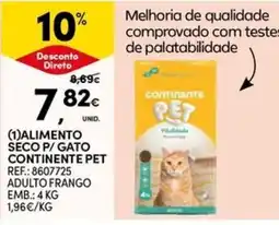 Continente Bom dia Alimento seco p/ gato continente pet promoção
