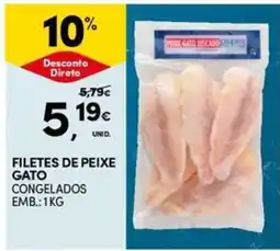 Continente Bom dia filetes de peixe gato congelados promoção