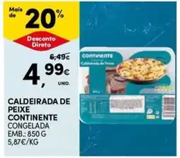 Continente Bom dia caldeirada de peixe continente promoção