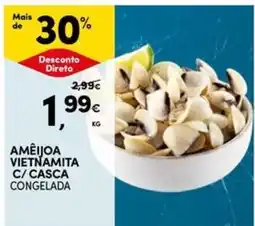 Continente Bom dia Amêijoa vietnamita c/ casca congelada promoção