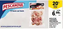 Continente Bom dia miolo de camarão pescanova promoção