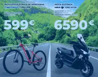 Feu Vert bicicleta elétrica de montanha e motorad t-rex air promoção