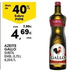Continente Bom dia Azeite gallo subtil promoção