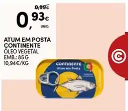 Continente Bom dia Atum em posta continente promoção