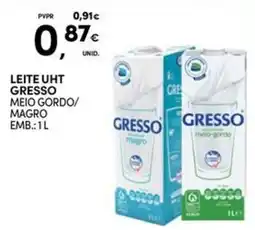 Continente Bom dia Leite uht gresso meio gordo/magro promoção