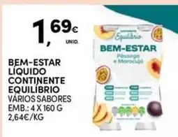 Continente Bom dia Bem-estar liquido continente equilibrio promoção