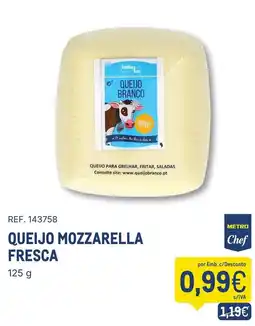 Makro Queijo mozzarella fresca promoção