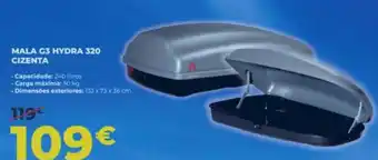 Feu Vert Mala G3 Hydra 320 Cizenta promoção