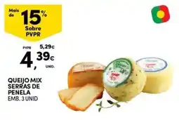 Continente Bom dia queijo mix serras de penela promoção
