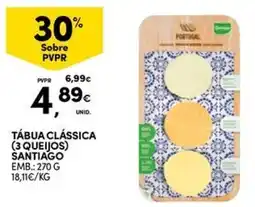 Continente Bom dia Tábua clássica (3 queijos) santiago promoção