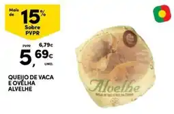 Continente Bom dia Queijo de vaca e ovelha alvelhe promoção