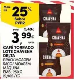 Continente Bom dia Café torrado lote chavena delta promoção