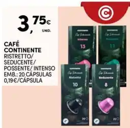 Continente Bom dia Café continente ristretto/ seducente/ possente/ intenso promoção