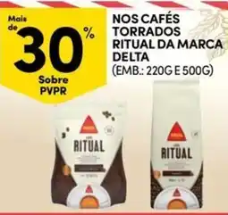 Continente Bom dia Nossos cafés torrados ritual da marca delta promoção