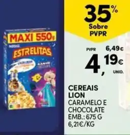 Continente Bom dia Cereais lion caramelo e chocolate promoção