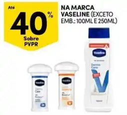 Continente Bom dia vaseline derma care promoção