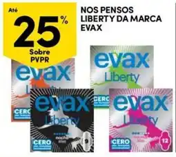 Continente Bom dia nos pensos liberty da marca evax promoção