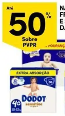 Continente Bom dia Dodot sensitive pura promoção