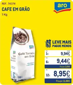 Makro Café em grão aro promoção