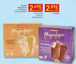 Recheio gelado magnifique amanhecer chocolate branco c/amêndoas promoção
