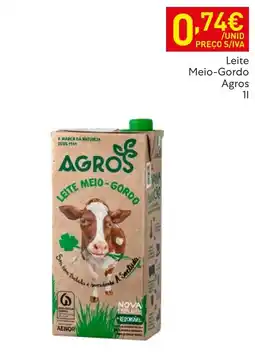Recheio Leite meio-gordo agros promoção