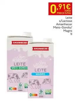 Recheio Leite s/lactose amanhecer meio-gordo/magro promoção