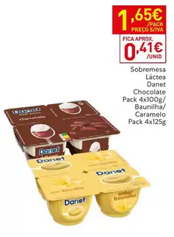 Recheio Sobremesa Láctea Danet Chocolate promoção