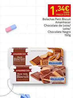 Recheio Bolachas Petit Biscuit Amanhecer Chocolate de Leite/Leite/Chocolate Negro promoção