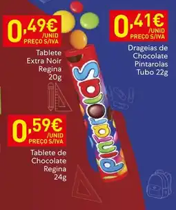 Recheio Tablete de Chocolate Regina promoção