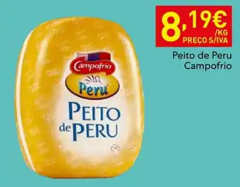 Recheio Peito de peru campofrio promoção