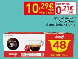 Recheio Cápsulas de Café Dolce Gusto promoção