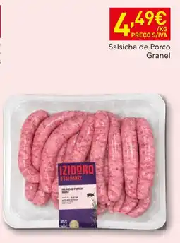 Recheio Salsicha de Porco Granel promoção