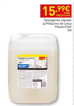 Recheio Detergente alcalino masterchef p/máquina de loiça promoção